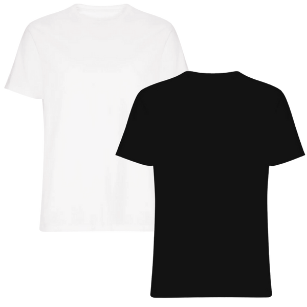 Plain T-Shirt Pack (x2) - Organic Cotton/Bamboo